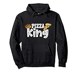 Pizza king crown and pizza funny pizza for men Pullover Hoodie