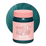 Lime Crime Full Coverage Unicorn Hair Dye, Dirty Mermaid - Damage-Free Semi-Permanent Hair Color Conditions & Moisturizes - Temporary Hair Tint Kit Has A Sugary Citrus Vanilla Scent - Vegan