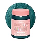 Lime Crime Unicorn Hair Dye Full Coverage, Dirty Mermaid (Seafoam Green) - Vegan and Cruelty Free Semi-Permanent Hair Color Conditions & Moisturizes - Temporary Green Hair Dye With Sugary Citrus Vanilla Scent