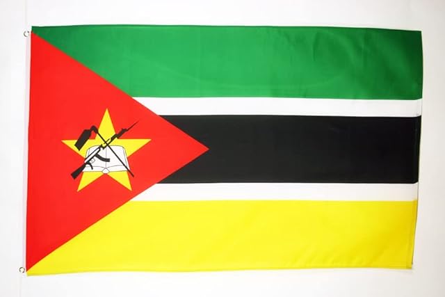 AZ FLAG Mozambique Flag 3' x 5' - Mozambican flags 90 x 150 cm - Banner 3x5 ft