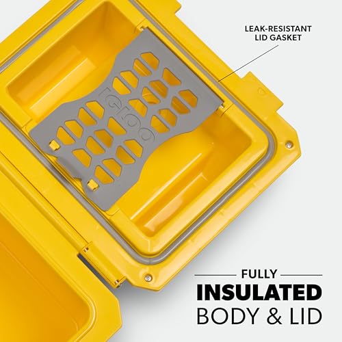 Igloo Gripper CoolBox 10 Qt Cooler, Industrial Yellow - image 4
