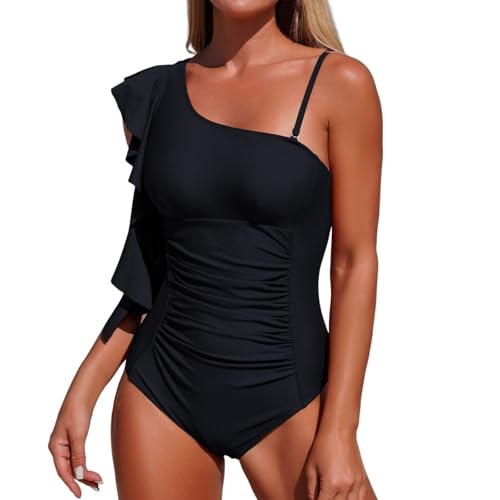 Maillot de bain une pièce femme ventre plat sexy sport avec bonnets