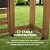 Sunjoy Wood Pergola 10 x 10.5 ft. Cedar Framed Pergolas with Adjustable Hanging Planters by SummerCove