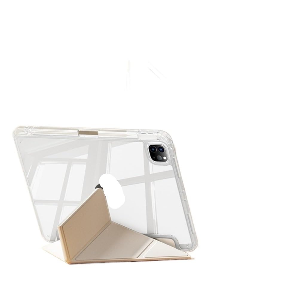 Protection iPad Air 13 2024 beige housse support rigide stylet - 6