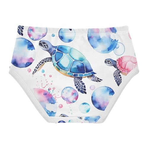 Girls' Underwear Color Sea Turtle Tortoise Cute Toddle Brief Panties 2T-8Y 203255482