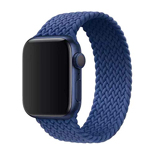 Dado Braided Solo Loop Nylon Strap for Apple Watch, Elastic Bracelet for Series Ultra 2 | 9 | 8 Ultra | 8 | 7 | 6 | 5 | 4 | 3 | SE with metal connectors