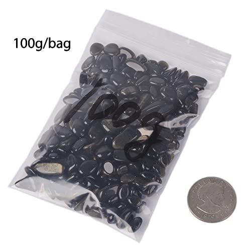 Image of 100 grams Small Tumbled Chips Polished Crushed Stone Crystal Healing Embellishments
