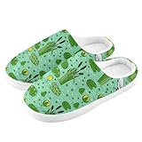 Ksajwzf Pantuflas de verano con bastones de rana y flores para mujeres y hombres, ranas de animales, pantuflas de casa para interiores, calcetines de casa, zapatos de dormitorio, zapatos de viaje,