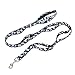 TRUE LOVE Floral Dog Leash with Multi Handles Durable Chain Rope Soft Neoprene Padded Training Control Pet Walking Lead for Small Dogs TLL3112(Saxony Blue,M)