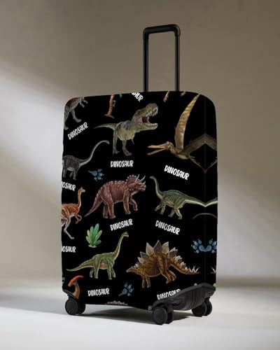 Dinosaur Suitcase Cover for Dinosaur Lover,Suitcase Protector Elastic Luggage Cover Anti-scratch (Small (18-20in))2