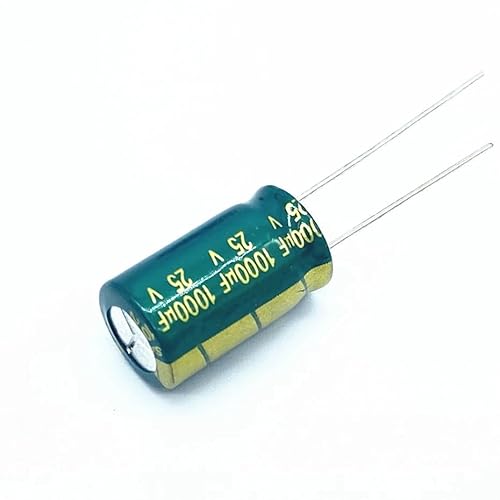 ZDVHOMCB 10pcs 25V 1000UF Low ESR/Impedance high frequency aluminum electrolytic capacitor