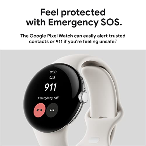 Google Pixel Watch 41mm Matte Black (Wear OS, Fitbit) — view 10