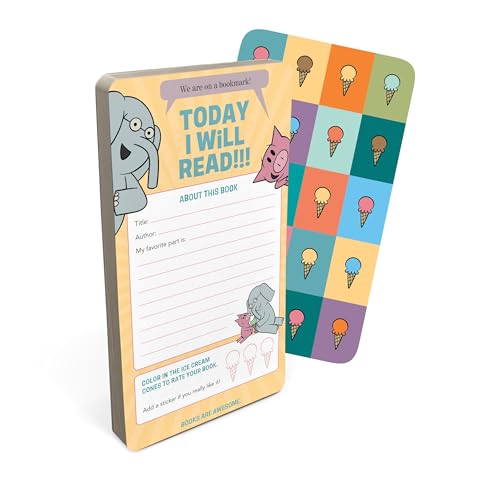 Today I Will Read!!! Bookmarks (Elephant & Piggie) (Mo Willems Bookmark Pads)
