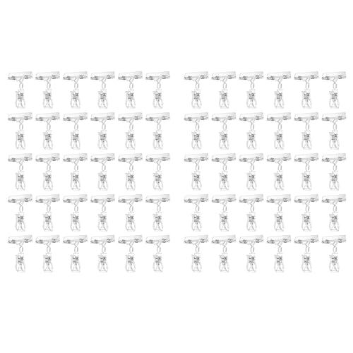 Clips de signe rotatifs transparents double face à haute adhérence pour affichage