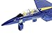 Playmaker Toys 🛦 United States Navy Blue Angels F/A-18 Super Hornet Fighter Jet 6 Inch Die Cast Metal Model Toy with Pullback Action (Complete 6 Set)