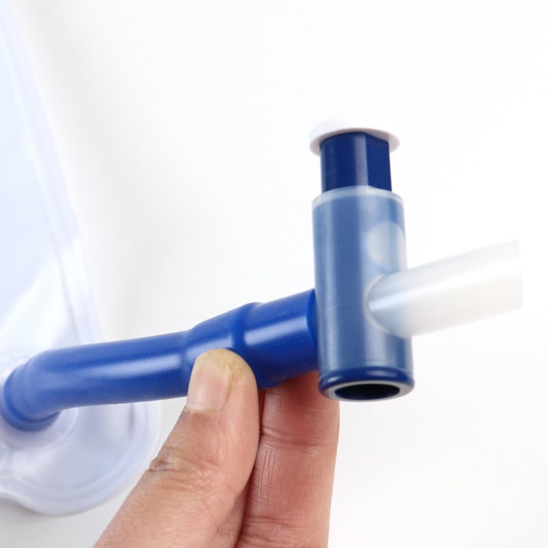 Sac de drainage urinaire de 2000 ml, sac d'urine avec chambre anti-reflux, pour les aides à la santé à domicile et aux hôpitaux,30 pcs