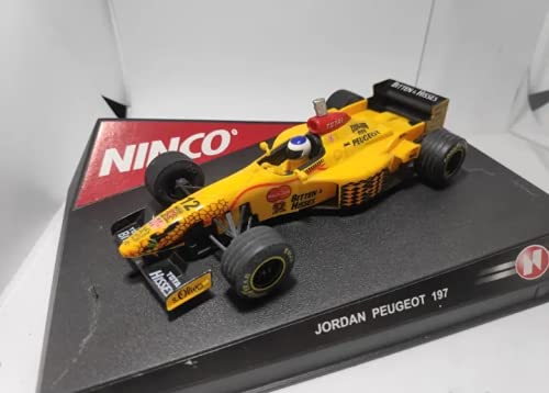Coche de slot Ninco 50173 Jordan 197 N#12 G Fisichella para pista Scalextric