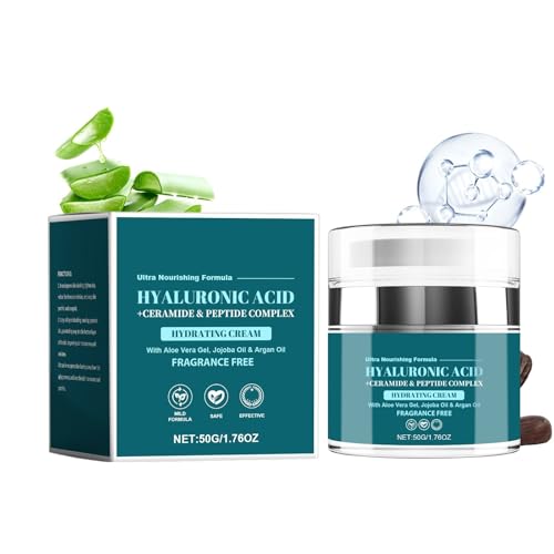 Crema Hidratante Facial: Fórmula, Suave Y No Grasa For Piel Seca Protección De La Barrera Cutánea(3PCs)