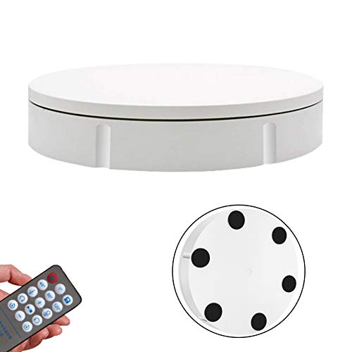 Drehteller Elektrisch 360 Grad Plattenspieler-Displayständer für die Fotografie 50 kg/100kg Kapazität 22cm/30cm Durchmesser Weiß/Schwarz