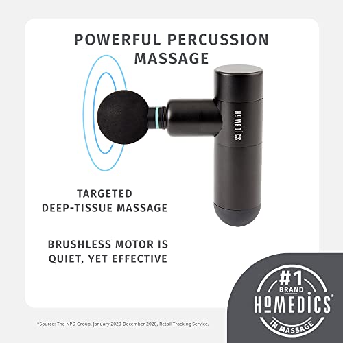 image for Homedics Therapist Select Compact Percussion Massager, 4 Attachments, 