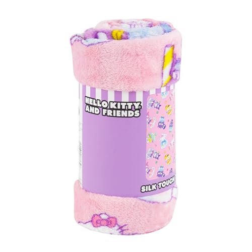 Northwest Hello Kitty & Friends Silk Throw Blanket 40 x 50- 83505