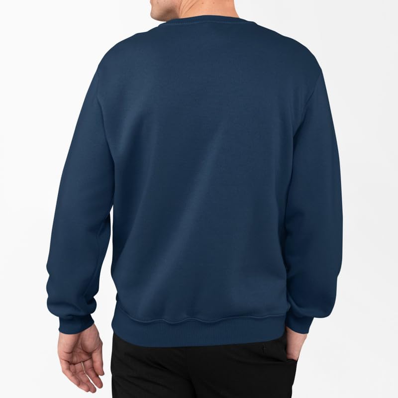 Image of New Men Modern Long Sleeve Sweatshirt Lightweight Comfortable Relaxed Fit Stylish Pullover Plain@1 Parent