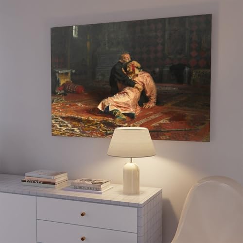 Impression sur toile Ilya Repin Ivan le Terrible décoration 61x91 - 7