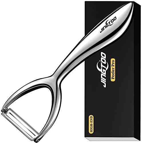 Premium Vegetable Peeler Stainless Steel，Ultra Sharp Peelers For Kitchen, Potato Apple Carrot Peeler Rotatable Blade, Fruit Veggie Peeler Y Peeler Ergonomic Thickened Handle - 5 Years Warranty (Plain) #TOP2
