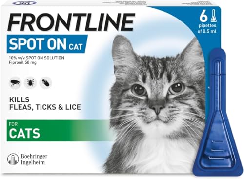Front Plus 6 Pack Pipettes Spot On Flea Treatment for Cats & Ferrets