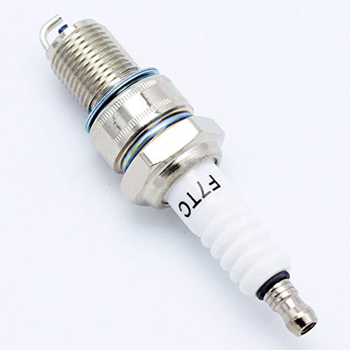 QAZAKY 5 pcs Spark Plug F7TC Replacement for GX120 GX160 GX200 GX240 GX270 GX340 GX390 Generator Lawnmower Tractor Rototiller Water Pump Gokart Mini Bike Tillage Polishing Machine 177F 182F