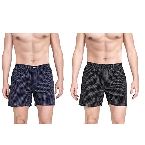 Image of Pepe Jeans Innerwear Cotton Printed Boxer, Shorts for Men - M (Pack of 2)