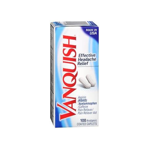 Vanquish Coated Caplets - 100 ct, Pack of 6 Cover