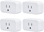 THIRDREALITY Zigbee Smart Plug 4 Pack, 15A Smart Outlet with Timer Function, ETL Certified, ZigBee Hub Required