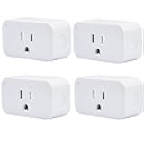 THIRDREALITY Smart Plug 4 Pack, 15A Smart Outlet with Timer Function, Zigbee Repeater, ETL Certified, Requires ZigBee Hub, No Power Meter