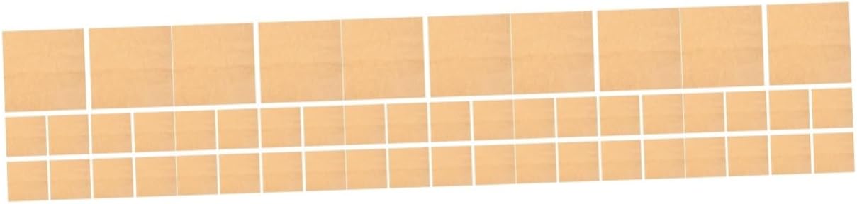 STOBOK 5sets Pottery Paper Parchment Paper for Baking Clay Throwing Cloth Art Craft Mats Clay Making Paper Mats Reusable Greaseproof Paper Clay Oven Work Mat Chocolate Wood Pulp 10sheets*5