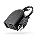 myTouchSmart, Black Automatic Outdoor Plug-in Timer, Photocell Sensor, On at Dusk/6-Hour Countdown, 1 Grounded Outlet, Weather Resistant, Ideal for Seasonal, String Lights, LED, 36170, 1 Pack