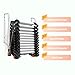 Portable Wall Mounted Telescoping Ladder, 10FT 12-Step Anti-Slip Treads, Lightweight Al-Mg Alloy Folding Ladder with Tools (880LBS Rated)