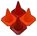 Bluedot Trading 4” Plastic Sports Cones | Agility Cones Games, RC Racing, Outdoor Activities, Soccer Training, Party Games & Decorations - Orange & Red Cones – Set of 40