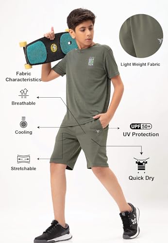 Image of TECHNOSPORT Boys Regular Shorts - (BSBR26 PRNT)