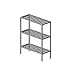 Prairie View SWT247272-4 Aluminum Institutional T-Bar Shelving with 4 Tier - 72 x 24 x 72 in.