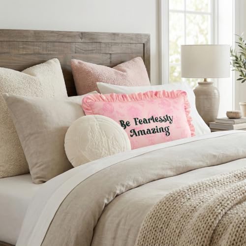 Image of Wicked: for Good Bedding Rectangle Throw Pillow, Pink, 16 in x 16 in, (Officially Licensed Product) by Franco Collectibles