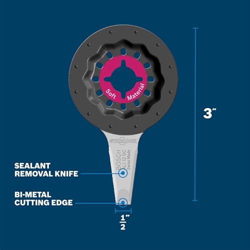 Image of Bosch OSL050K 1 /2 In. Starlock Oscillating Multi-Tool Sealant-Removal Knife