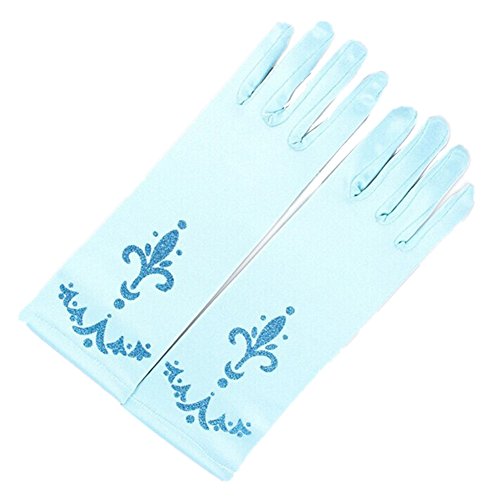 L-Peach Guantes de Princesa de Cumpleaños Halloween Fiesta Carnaval Cosplay para Niñas 3-10 años