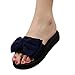 Produktbild Hausschuhe Sandalen Damen, Sunday Outdoor Frauen Bow Sommer Sandalen Slipper Indoor Outdoor Flip-Flops Strand Schuhe Schwarz Rot Strand (38 (EU37), Blau)
