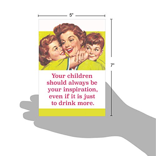 Nobleworks - Funny Vintage Mothers Day Greeting Card - Retro Notecard For Mom Or Stepmom - Drink More 0228 #TOP5