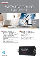 Hauppauge WinTV-HVR-935HD 01588 - USB Hybrid TV-Tuner - digitales Fernsehen DVB-T2 HD, DVB-C HD, DVB-T, Analog-TV für Laptop oder PC – Ansicht 3
