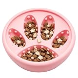 Leckschüssel für Hunde, interaktive Spielmatte aus Silikon, rutschfest und kippsicher, Leckschale für Hunde, für Training, Langeweile, Welpen und bereicherndes Spiel mit Vorbereitung
