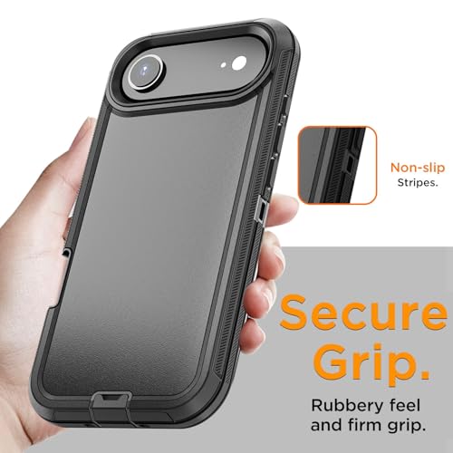 Coque iPhone 17 Air antichoc silicone rigide bleu anti-rayures