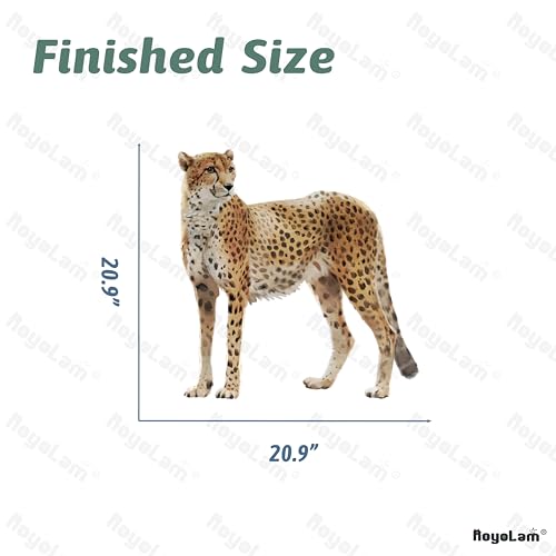 Vinilo decorativo animal guepardo removible en hoja miniatura 5