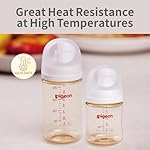 Pigeon PPSU Nursing Baby Bottle Wide Neck, Anti-Colic, Streamlined Body, Natural Feel, Easy to Clean, 5.4 Oz(Pack of 2), Includes 2pcs SS Nipples (0m+) - Image 5